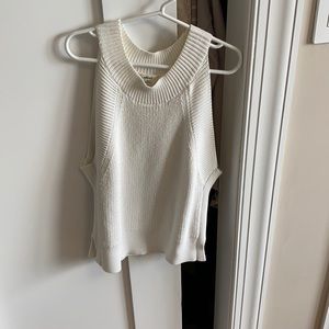 Wilfred XS white halter tank top sweater